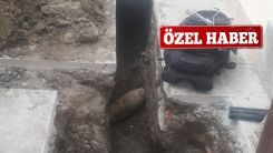 Mastanlı mahallesinde bir evde tank mermisi bulundu